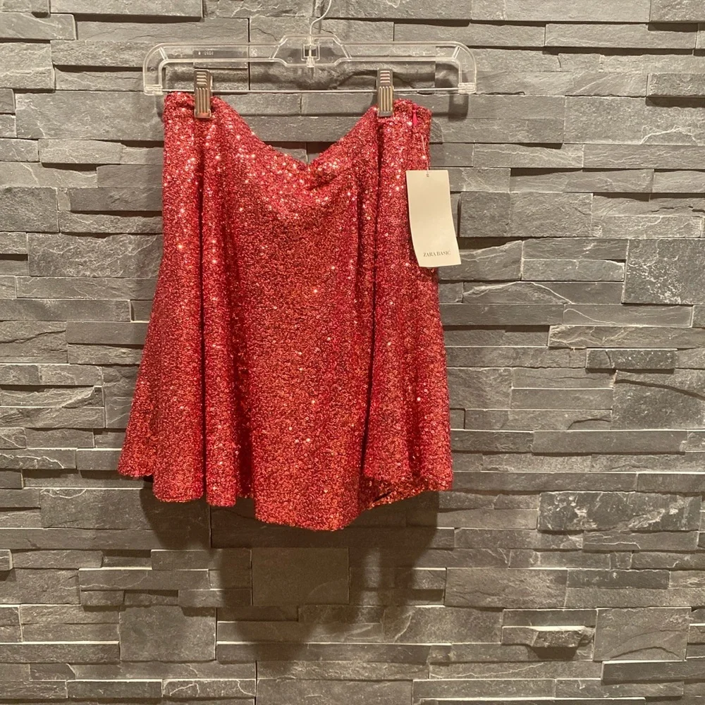 Zara Pink Skirt - Picture 2 of 4